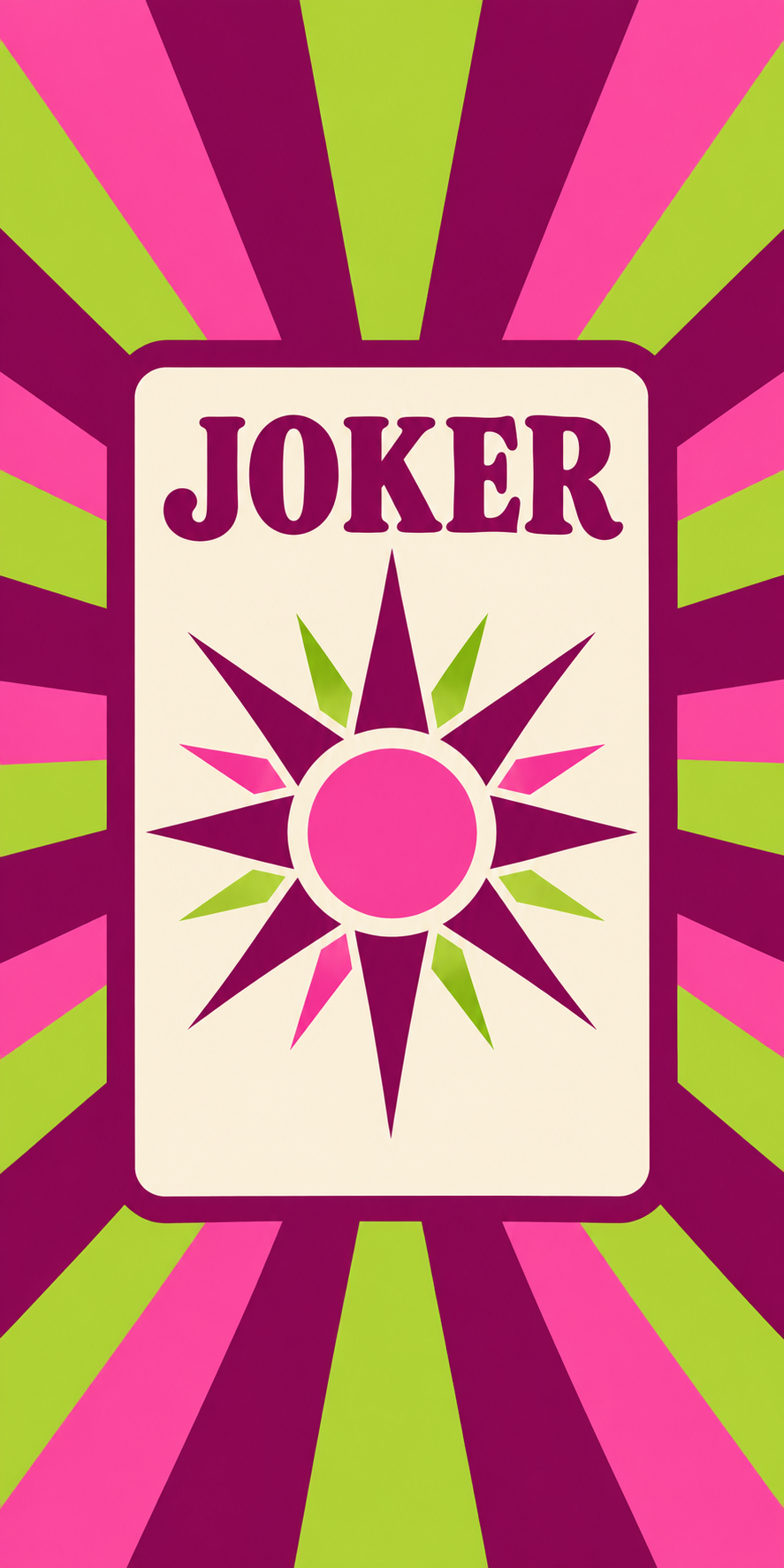 Electric Joker | Pink & Green Mahjong Phone Case — view 16