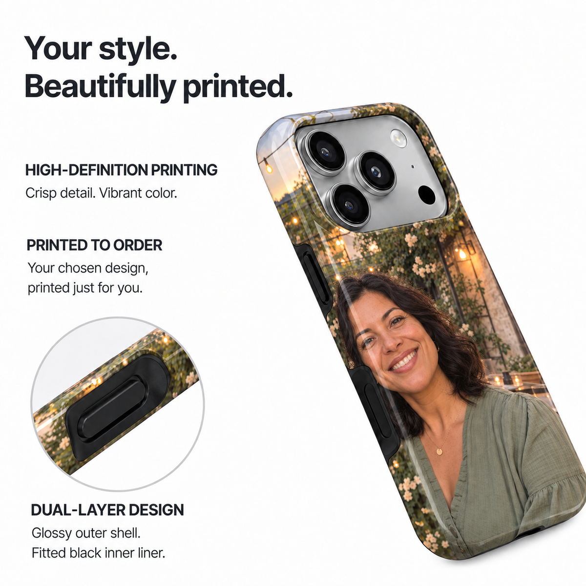 Golden Hour Portrait B Phone Case — view 15