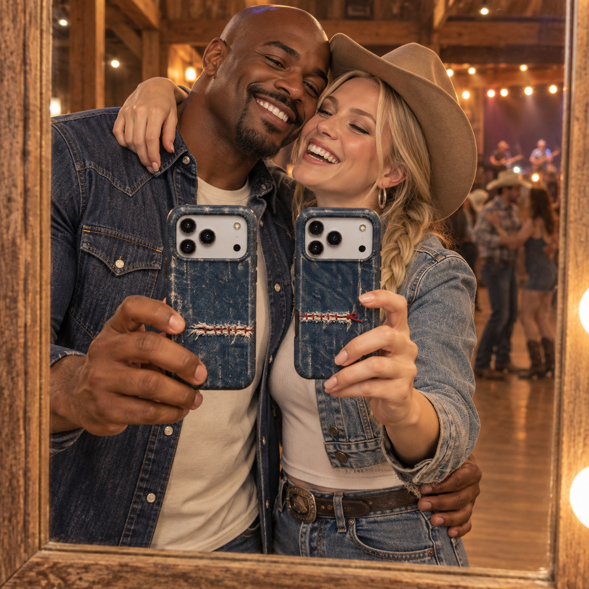 Mended Indigo A Phone Case — view 18