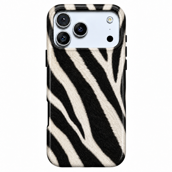Wild Current | Black & Ivory Zebra Phone Case
