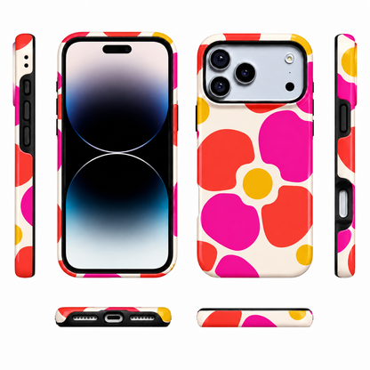 Poppy Burst | Bold Abstract Floral Phone Case