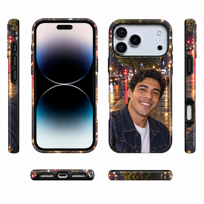 Rainy City Portrait A Phone Case