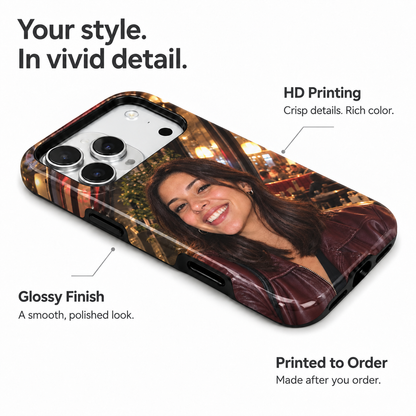 Café Lights Portrait B Phone Case