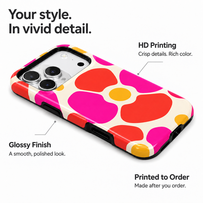 Poppy Burst | Bold Abstract Floral Phone Case