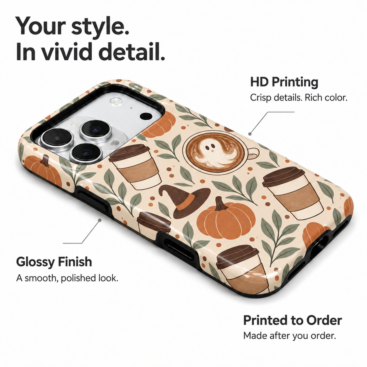 Brewed Magic | Halloween Coffee Phone Case