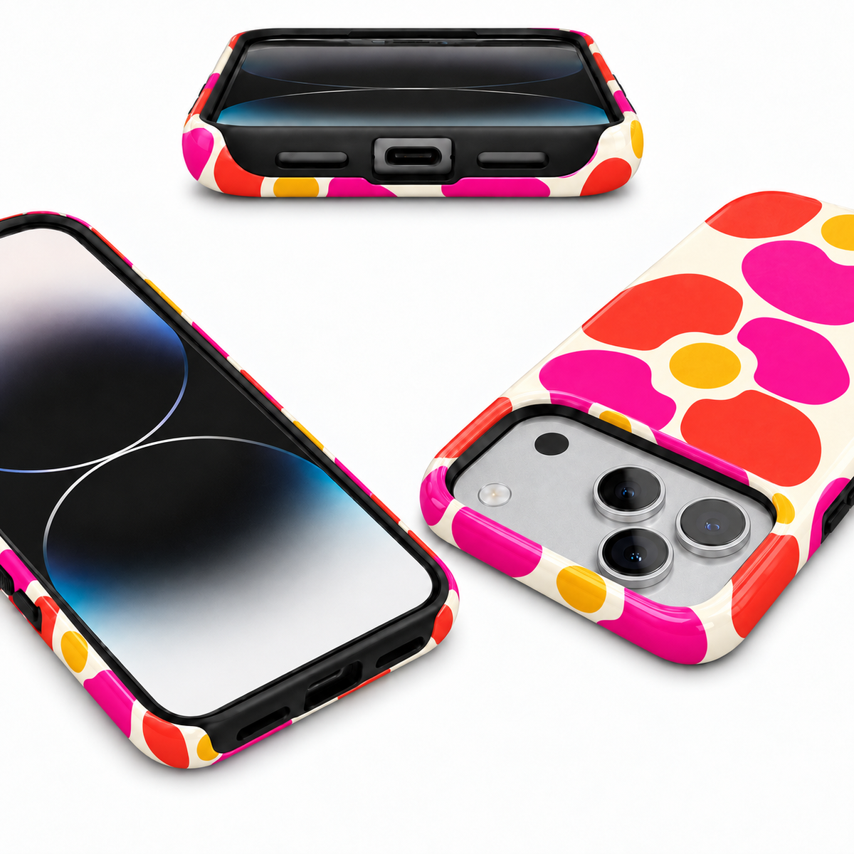Poppy Burst | Bold Abstract Floral Phone Case