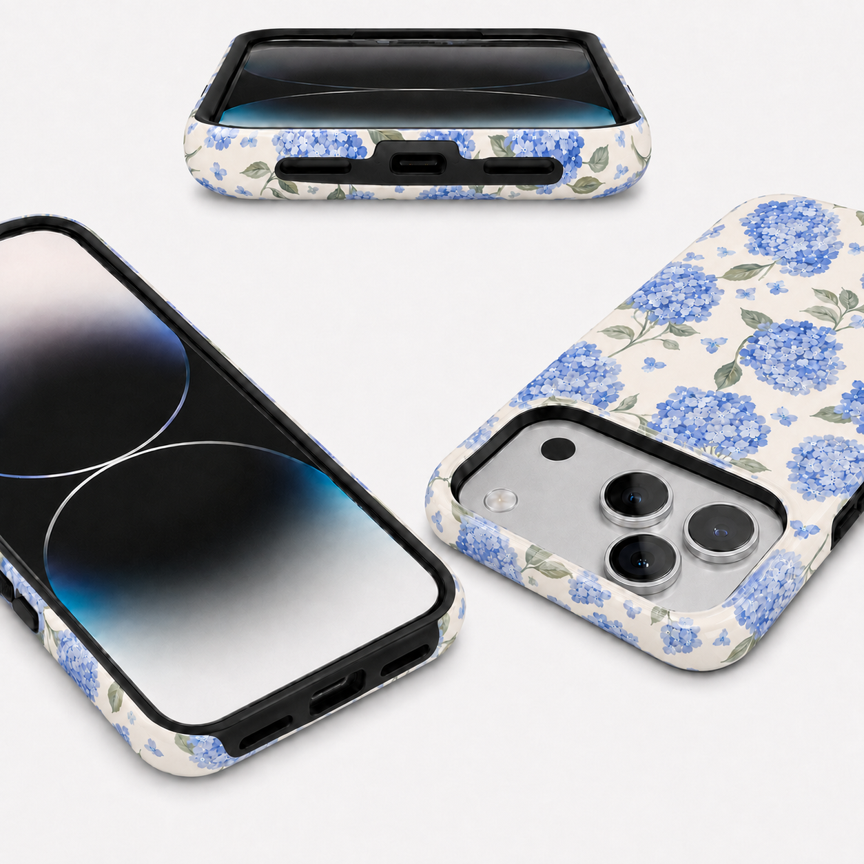 Blue Reverie | Watercolor Hydrangea Phone Case