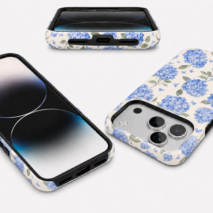 Blue Reverie | Watercolor Hydrangea Phone Case