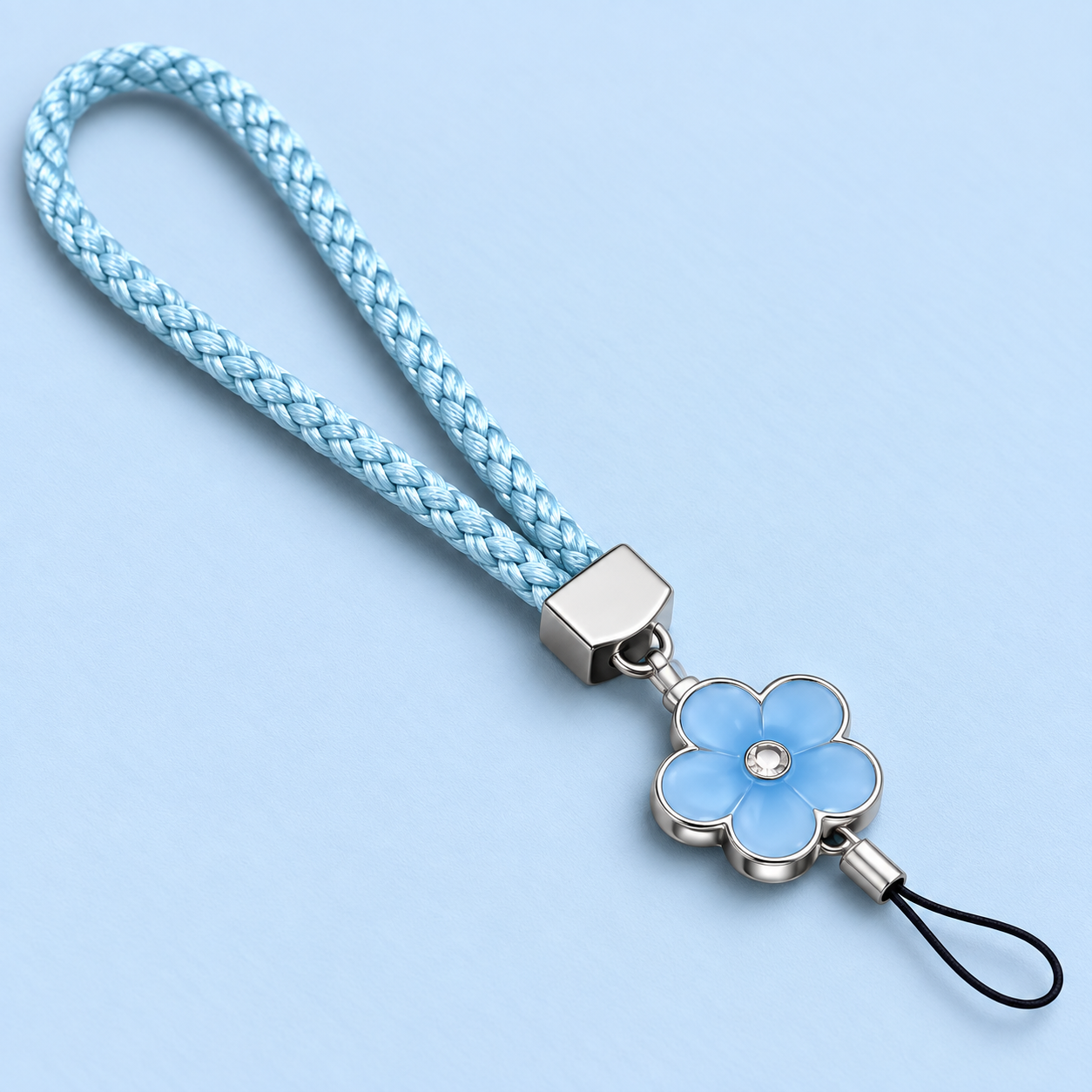 Blue Bloom | Flower Phone Wrist Strap