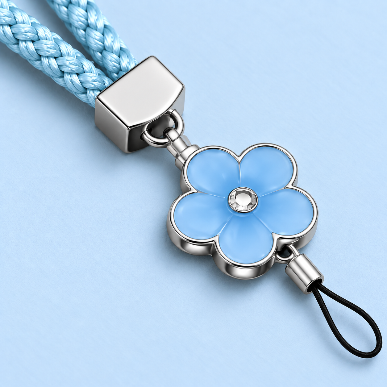 Blue Bloom | Flower Phone Wrist Strap