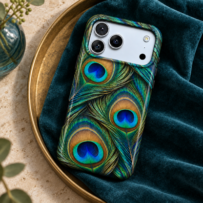 Emerald Eye | Peacock Feather Phone Case