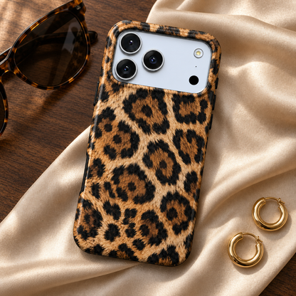 Savanna Fold | Golden Leopard Phone Case
