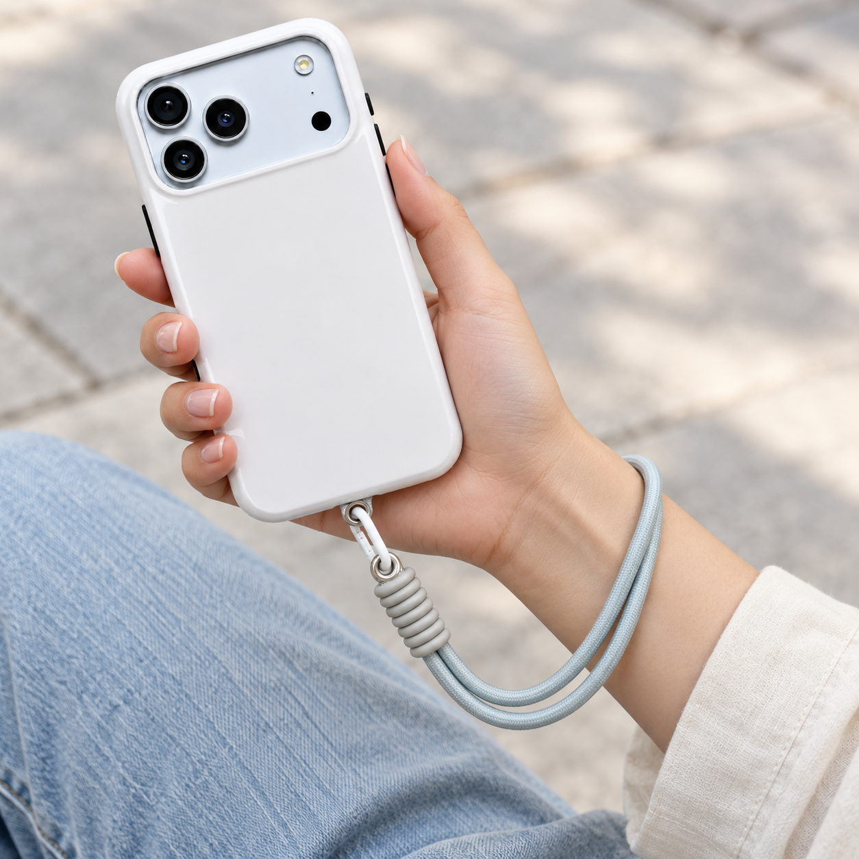 Mist Loop | Blue Phone Wrist Strap