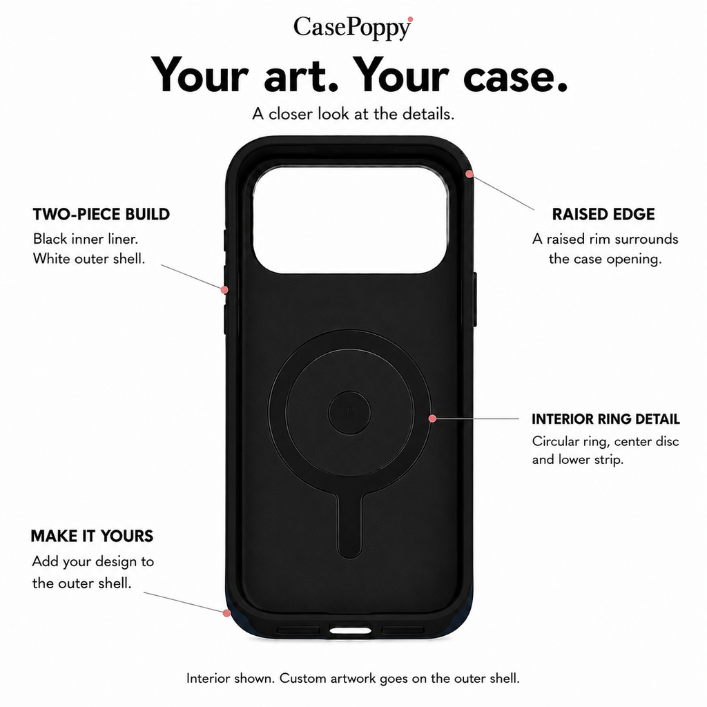 Midnight Orbit | Navy Minimal Line Phone Case