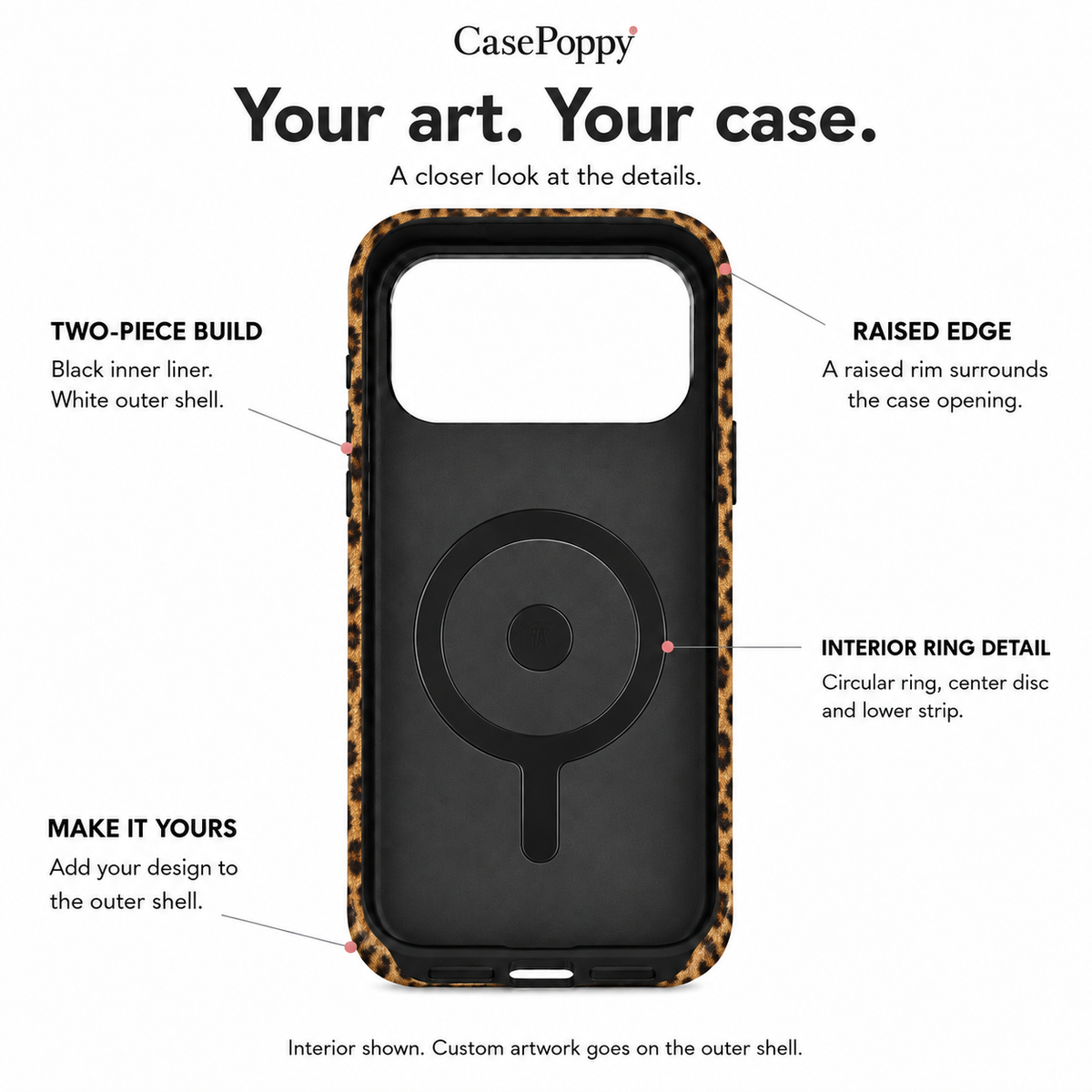 Golden Roam | Classic Leopard Phone Case