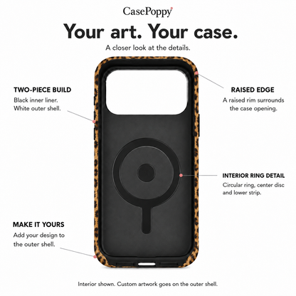 Golden Roam | Classic Leopard Phone Case
