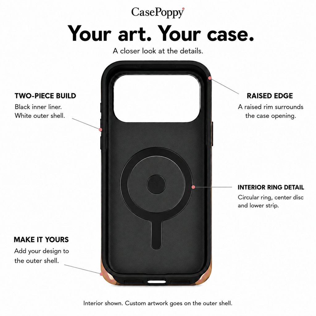 Canyon Echo | Earth-Tone Abstract Phone Case