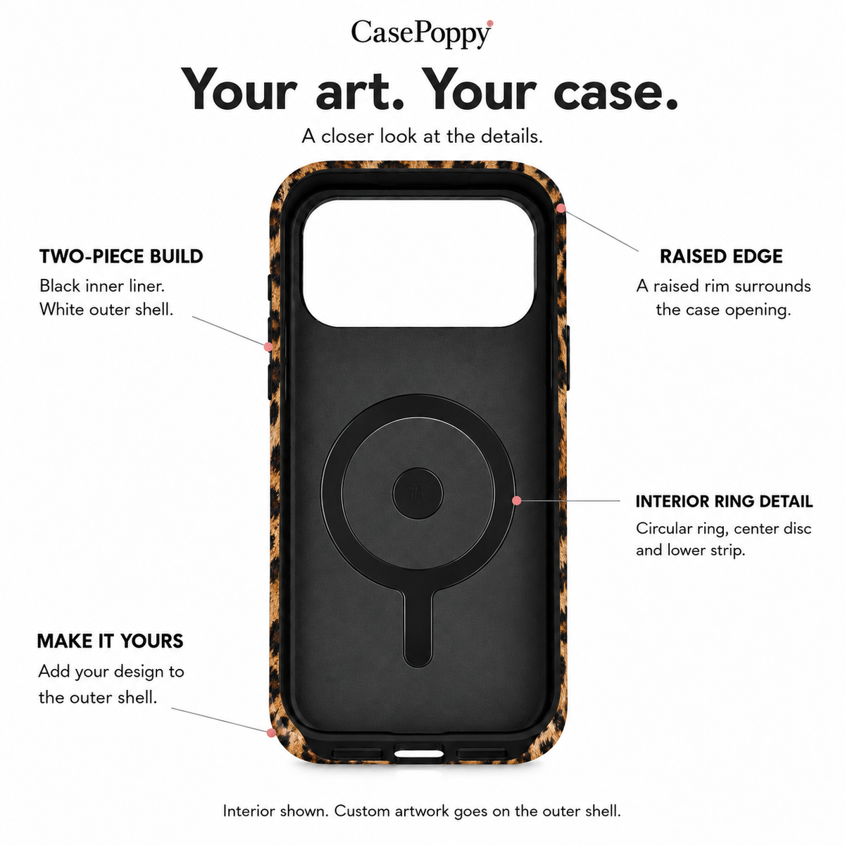 Savanna Fold | Golden Leopard Phone Case