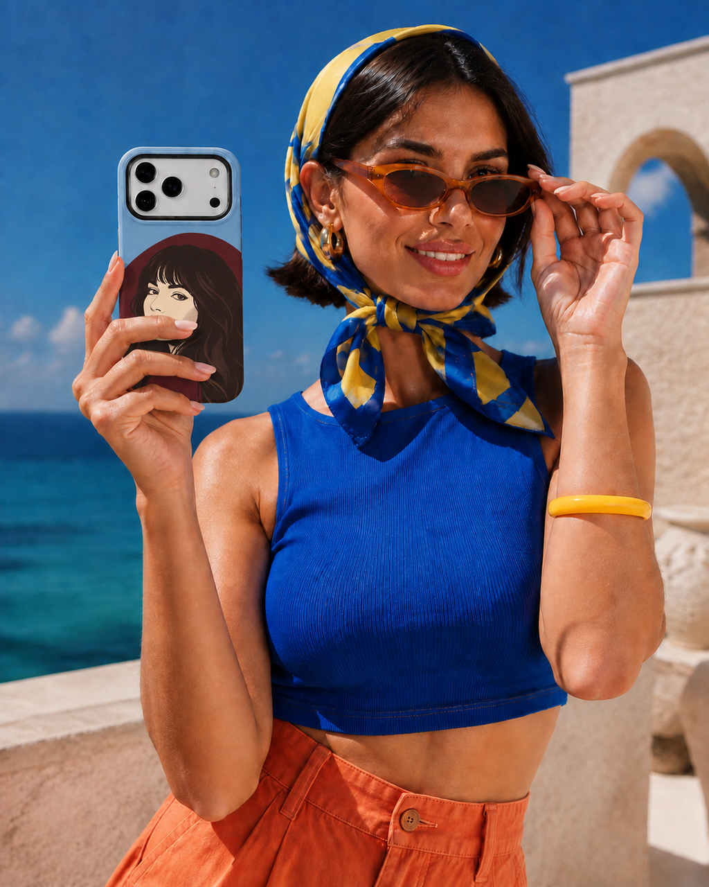 After Hours Muse | Retro Portrait Phone Case