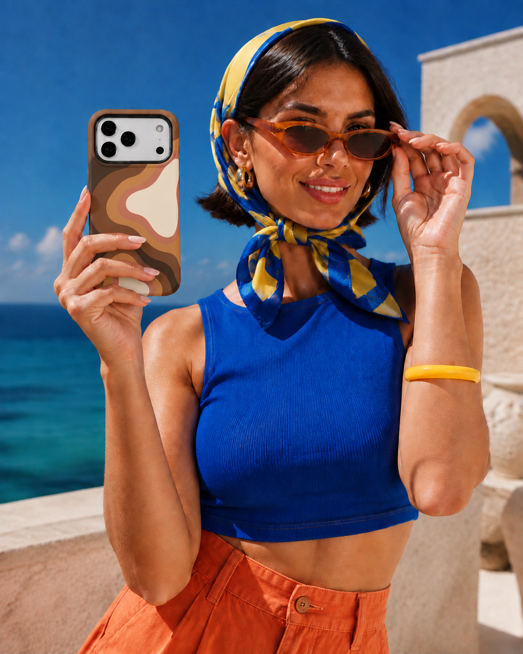 Canyon Echo | Earth-Tone Abstract Phone Case