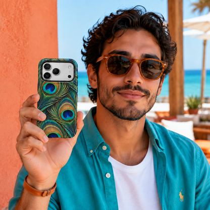 Emerald Eye | Peacock Feather Phone Case