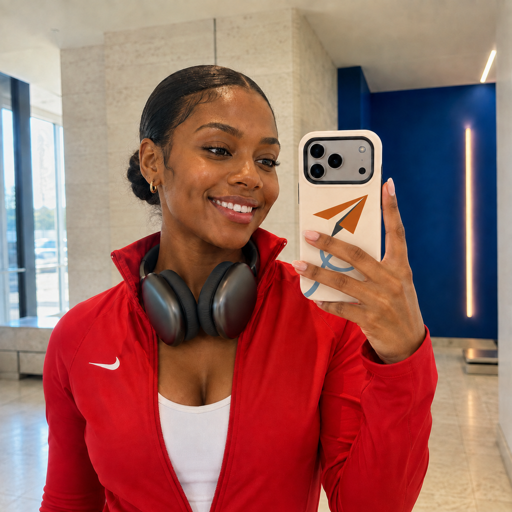 Loop Flight | Paper Airplane Phone Case