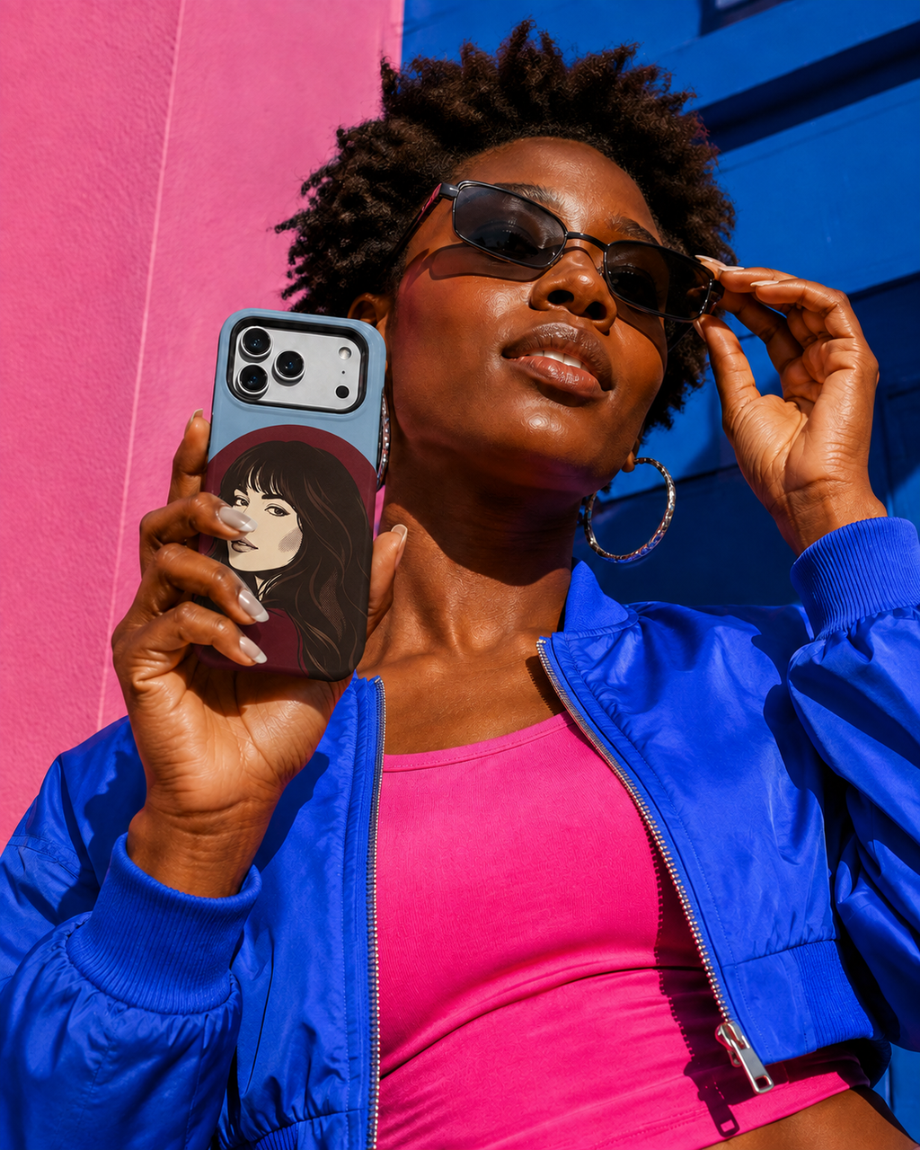After Hours Muse | Retro Portrait Phone Case