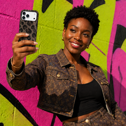 Night Prowl | Dark Leopard Phone Case