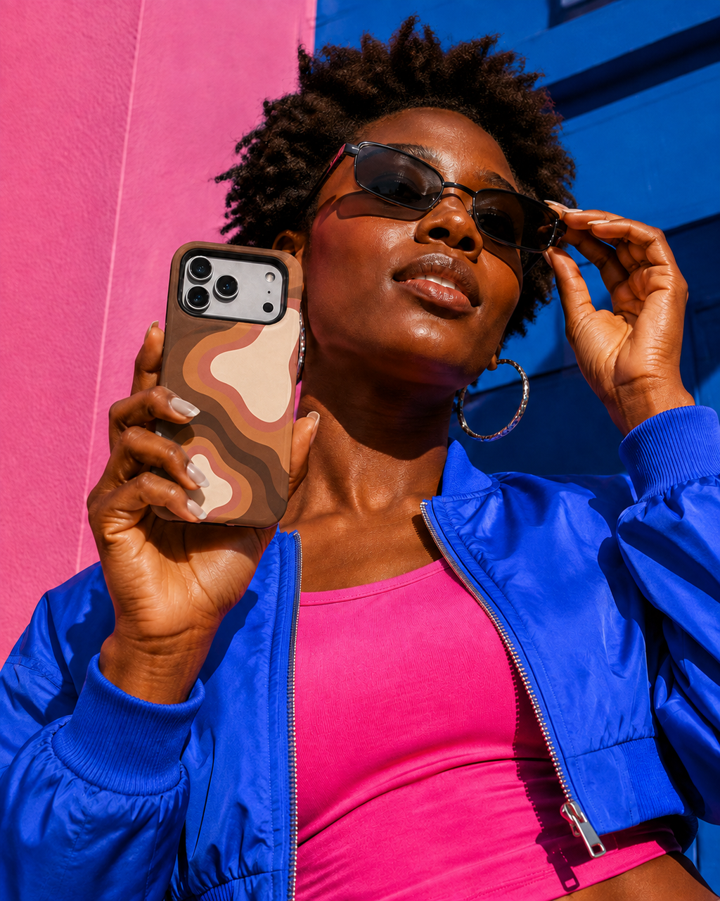 Canyon Echo | Earth-Tone Abstract Phone Case