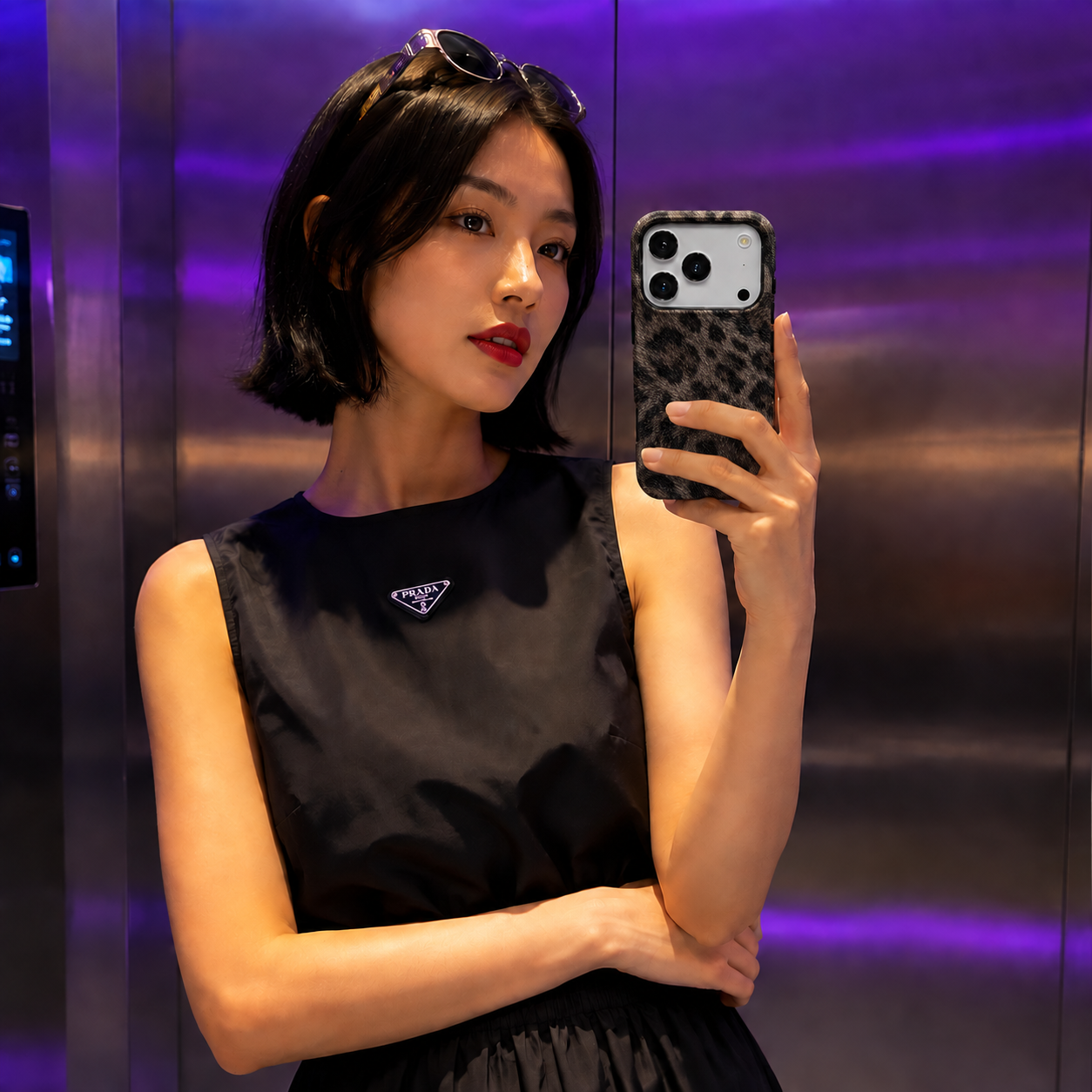 Night Prowl | Dark Leopard Phone Case