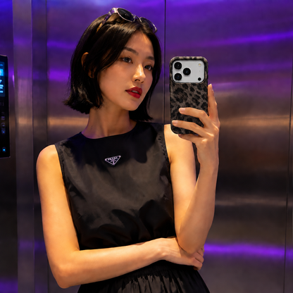 Night Prowl | Dark Leopard Phone Case