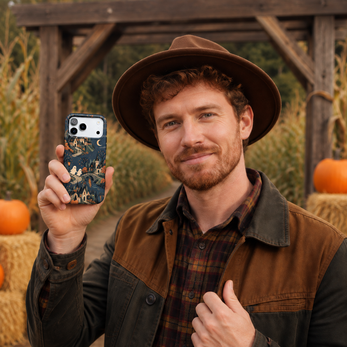 Haunted Crossing | Ghost Castle Phone Case