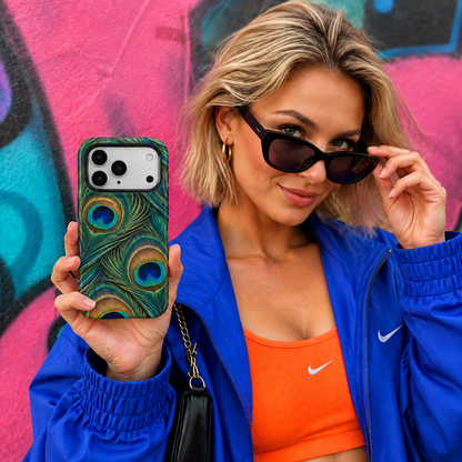Emerald Eye | Peacock Feather Phone Case