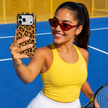 Golden Roam | Classic Leopard Phone Case
