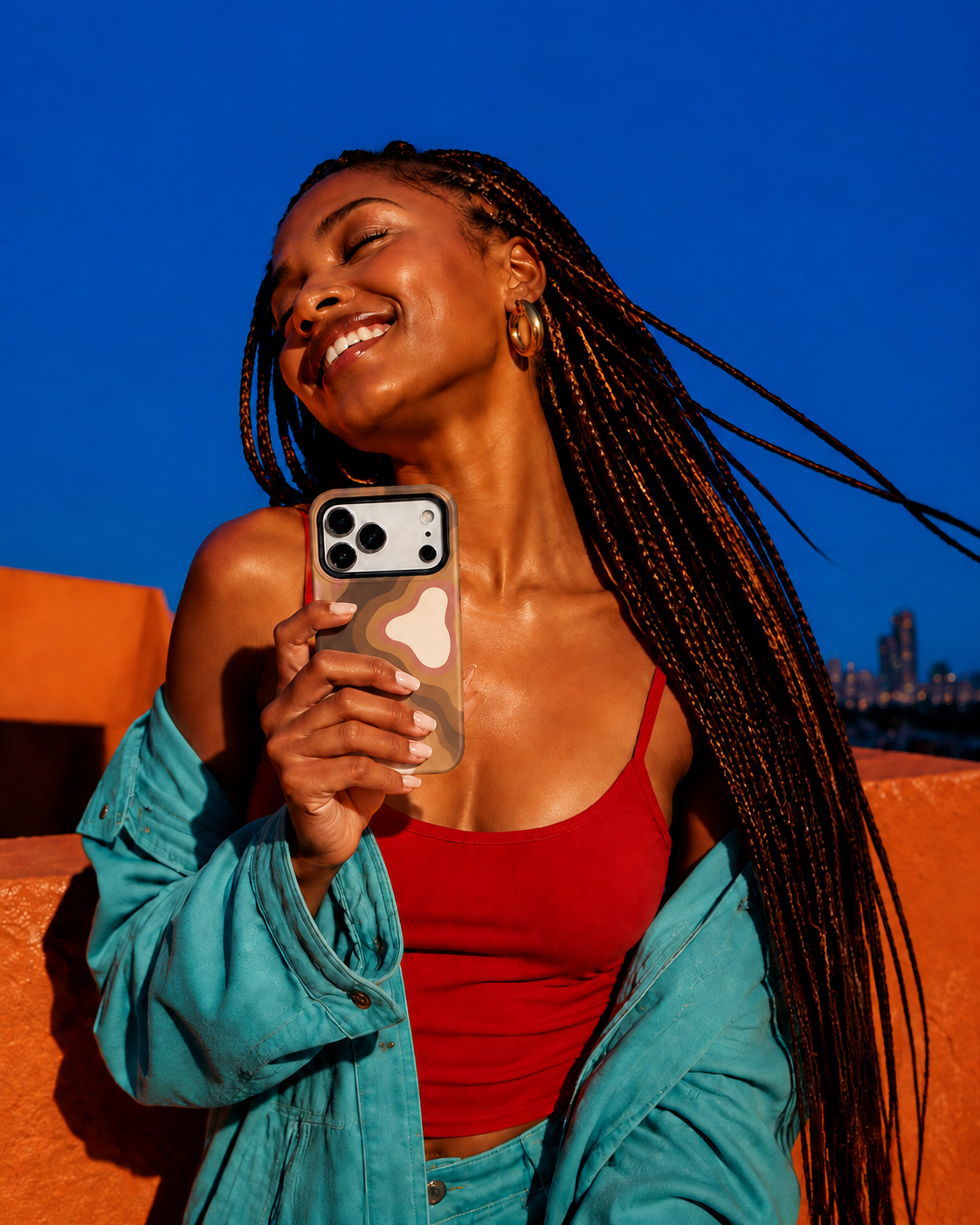 Canyon Echo | Earth-Tone Abstract Phone Case