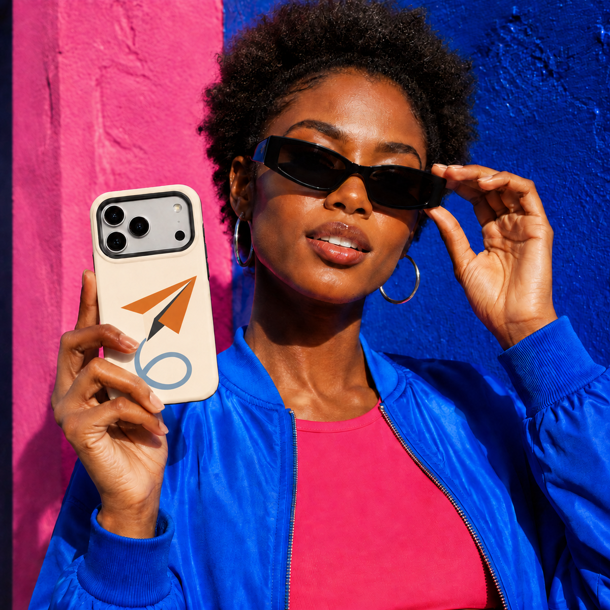 Loop Flight | Paper Airplane Phone Case