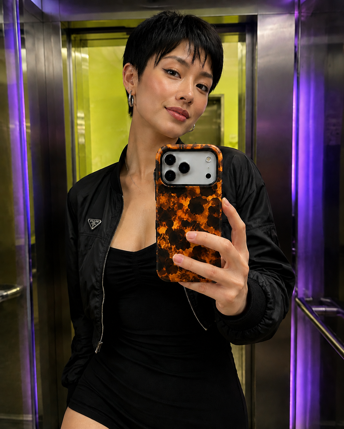 Molten Amber | Abstract Lava Phone Case