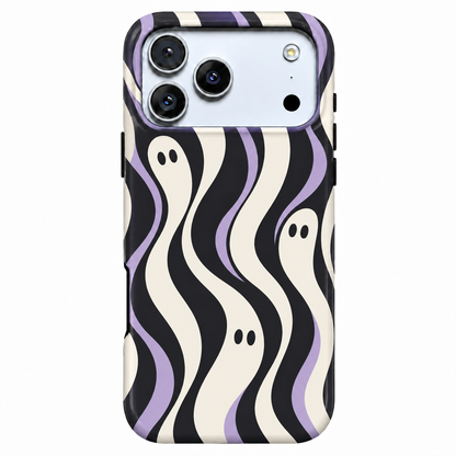 Wavy Spirits | Purple Ghost Phone Case