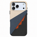 Cut Through | Navy Geometric Phone Case