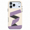 Lavender Fold | Purple Geometric Phone Case