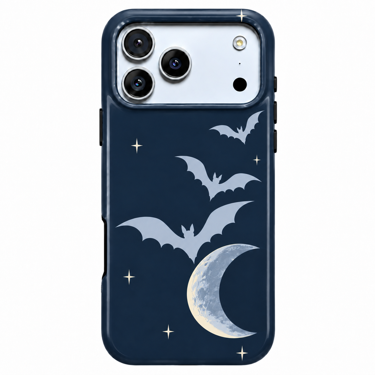 Midnight Flight | Moon & Bats Phone Case