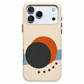 Solar Pair | Orange & Black Abstract Phone Case