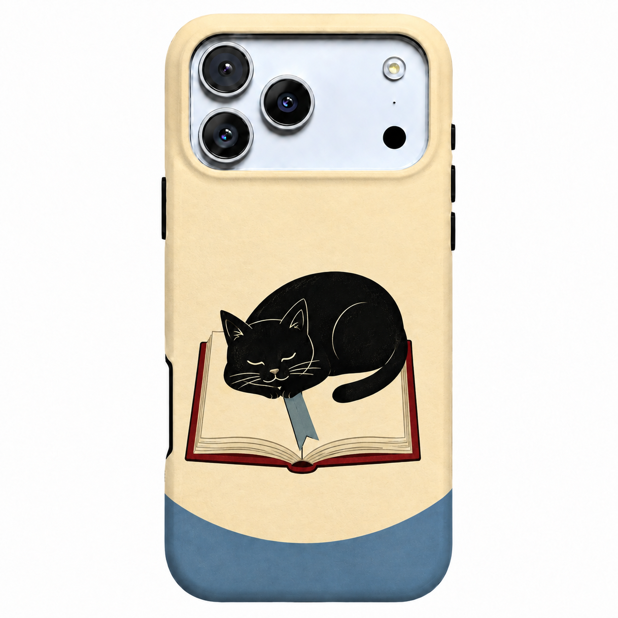 Book Nap | Black Cat Reading Phone Case