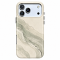 Sage Drift | Cream & Green Marble Phone Case