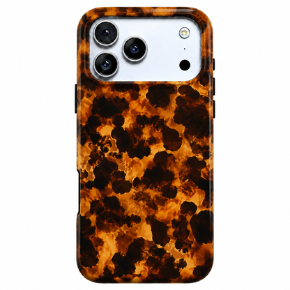Molten Amber | Abstract Lava Phone Case