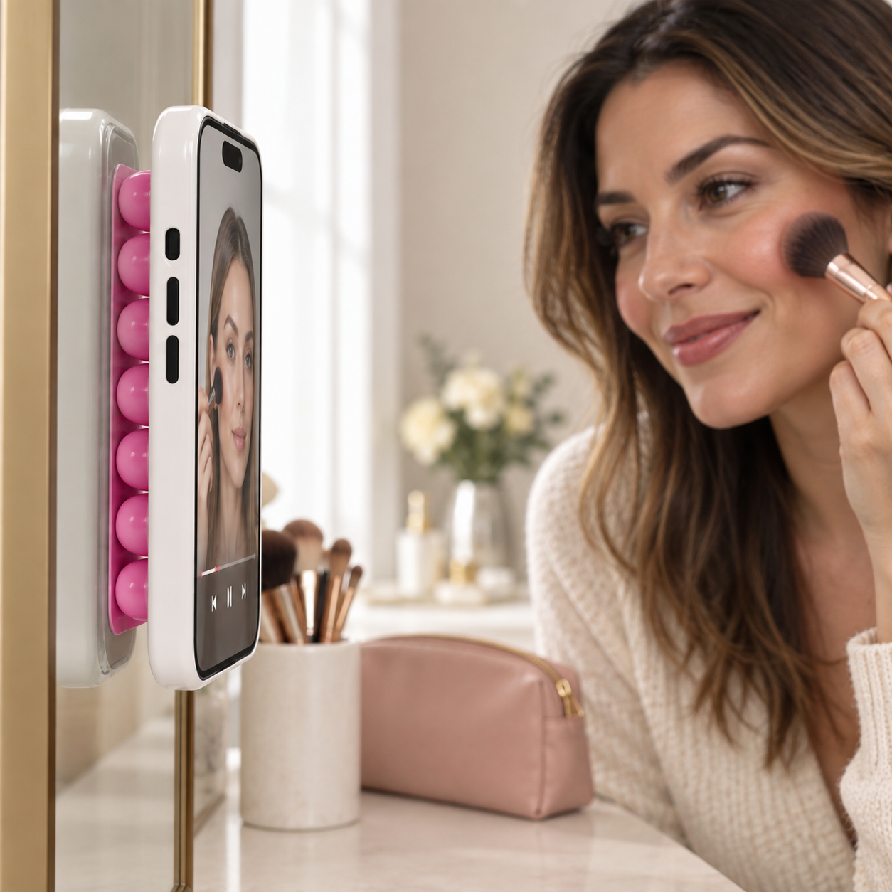 Mirror Moment | Double-Sided Suction Phone Mount