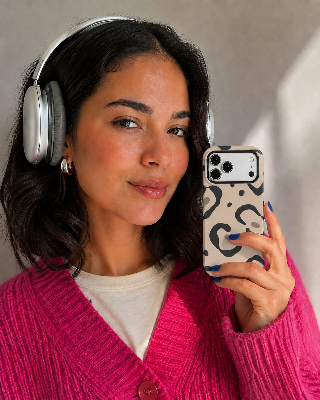 Muse Spots | Neutral Abstract Leopard Phone Case