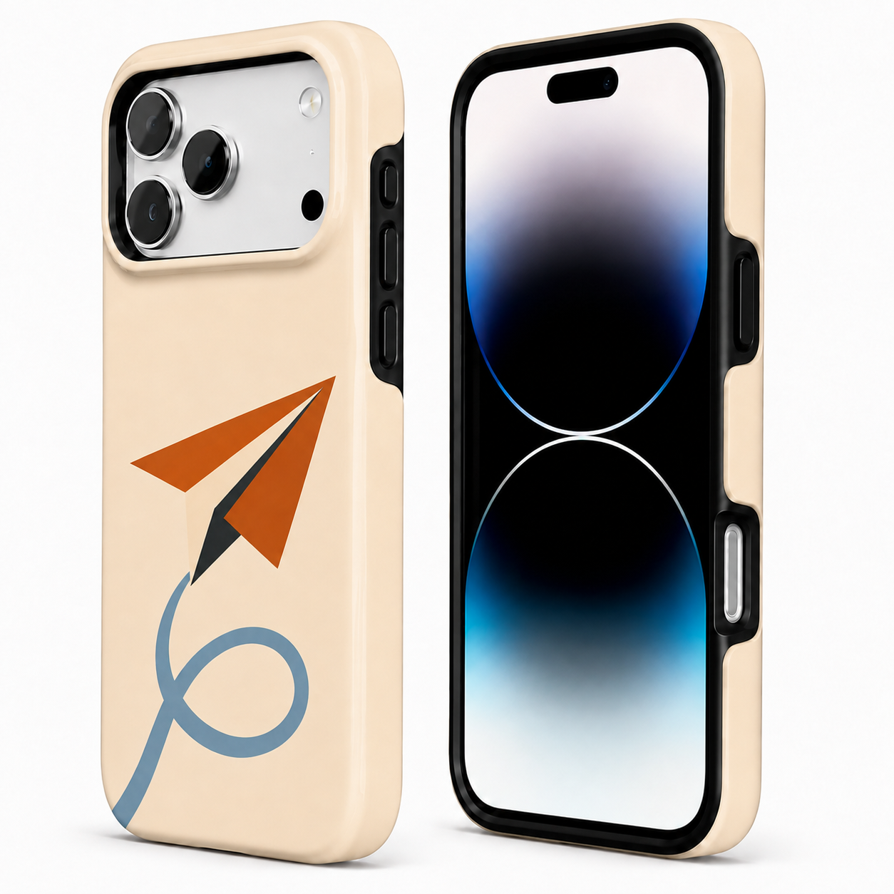 Loop Flight | Paper Airplane Phone Case