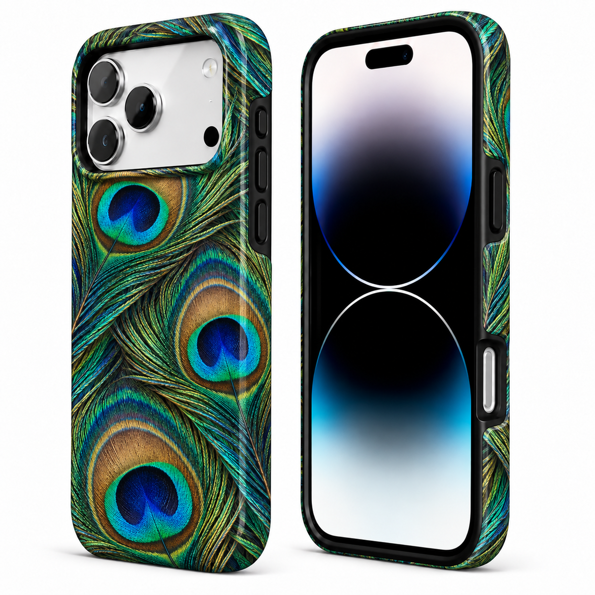 Emerald Eye | Peacock Feather Phone Case