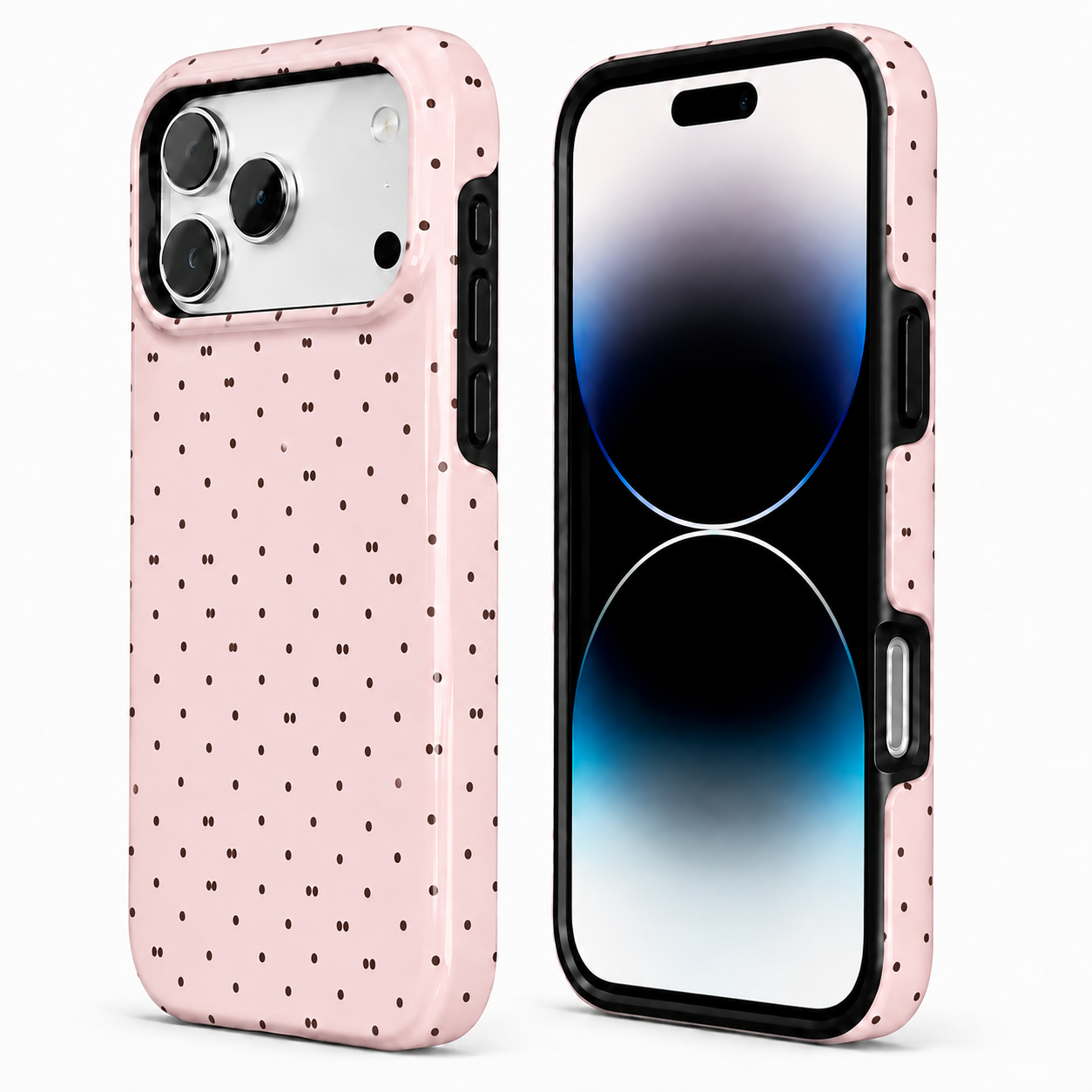 Blush Pebbles | Pink Dot Phone Case